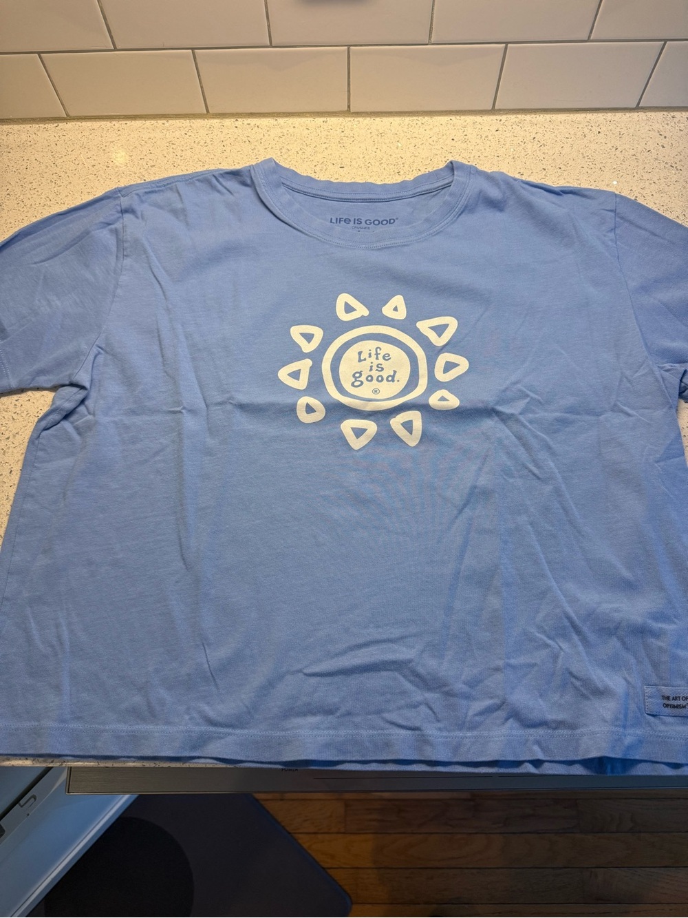 Life is Good Woman’s Blue Sun Graphic Tee